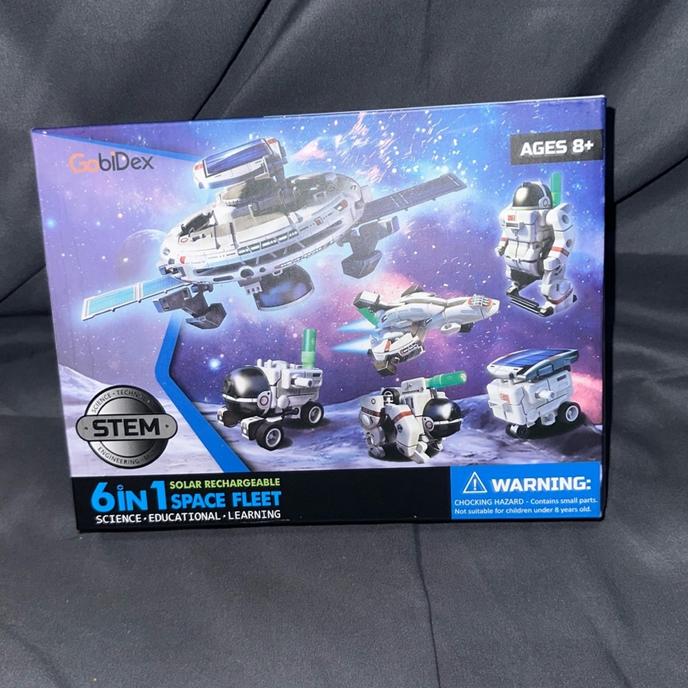6 in 1 solar rechargeable space fleet